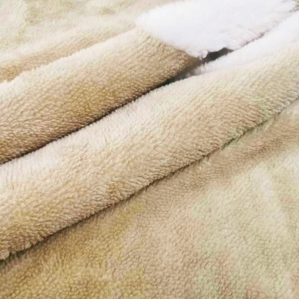 wholesale white velvet minky nylon sherpa puffy waterresistant blanket custom embroidery plaid mink blanket raschel