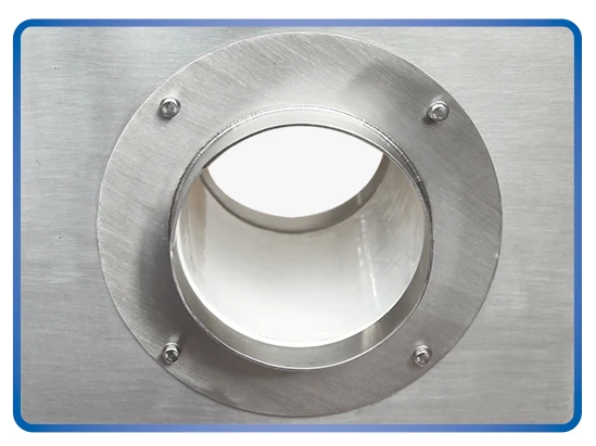 Industrial dropped metal detector  for checking powders granules and sheet materials