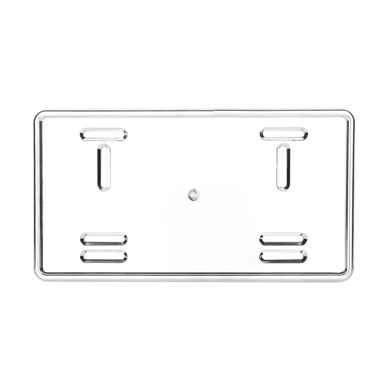 Hot Selling Number malaysia size silver plastic Car License Plates 33*8*1.2