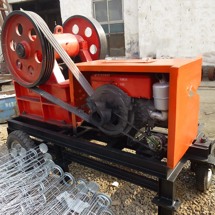 Small Portable Rock Crushers Primary Mobile Jaw Crusher With Two Plates