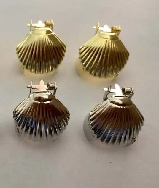 2023 Shell shape Rod wax metal safety candle trimmer ring automatic candle extinguisher