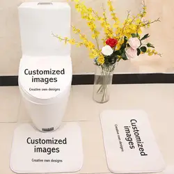 Bathroom Warmer Washable Cloth Toilet Seat Cover Pads Warm Toilet Seat Cushion Plush Toilet Seat Cover