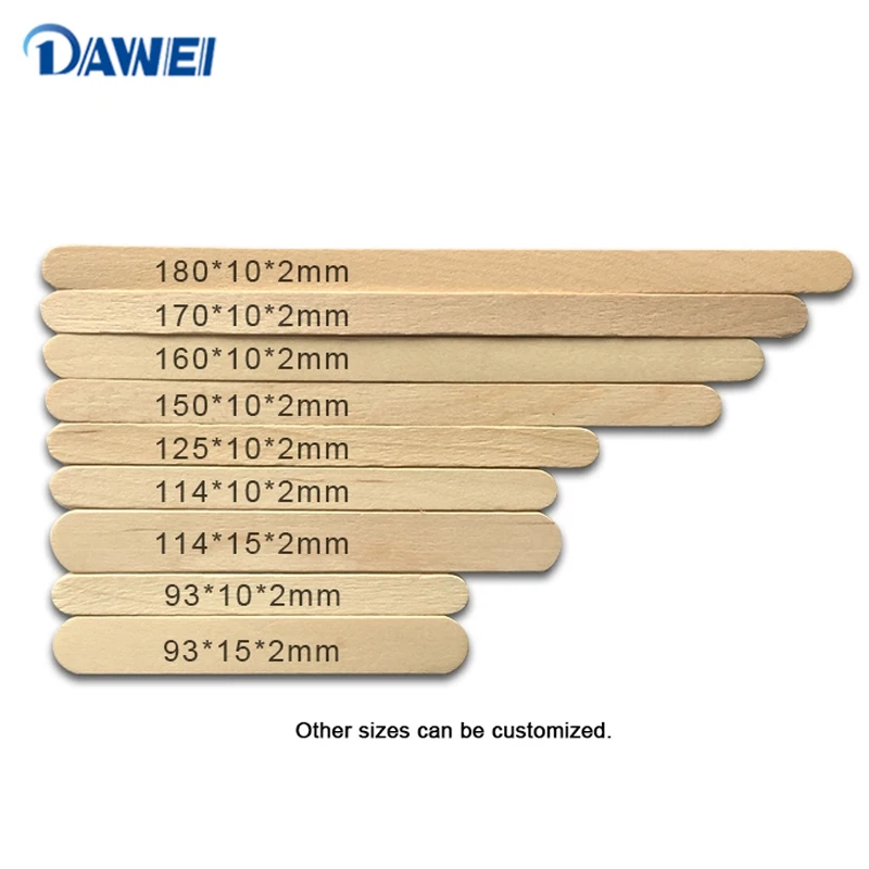 Натуральная деревянная ручная Палочка из березы/ложка для мороженого