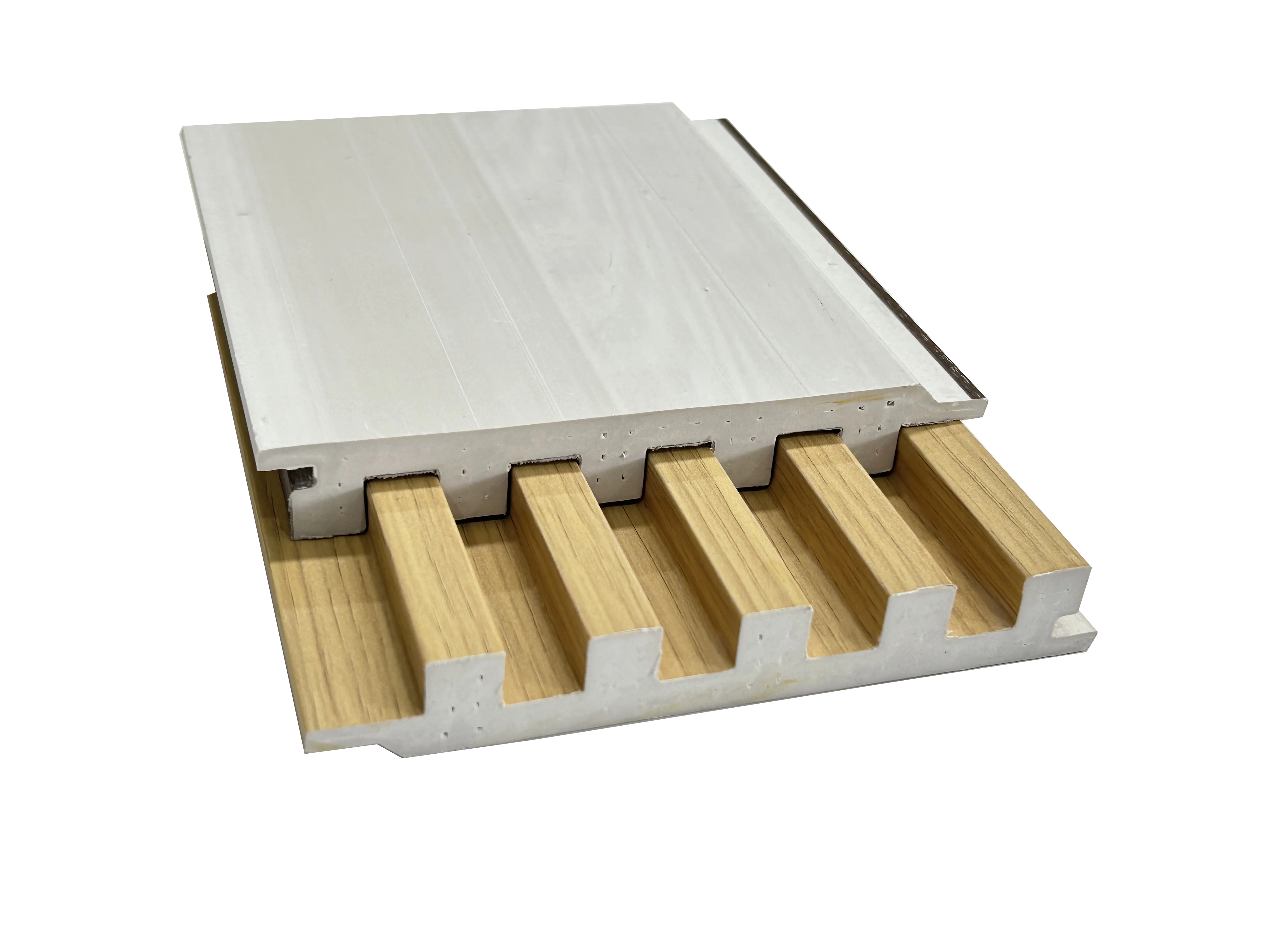 Household Wood Veneer Solid Wall Board Interior Wood Wall Sheet Interior WPC Wall Panels