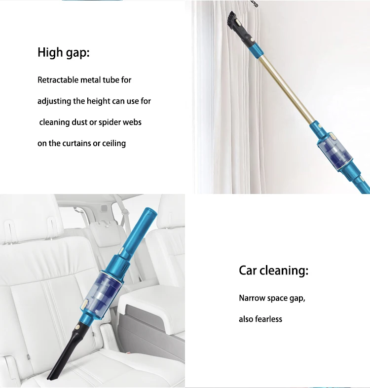 Shiny XL-600 High Quality Durable Wireless Family Car Handheld Vacuum Cleaner