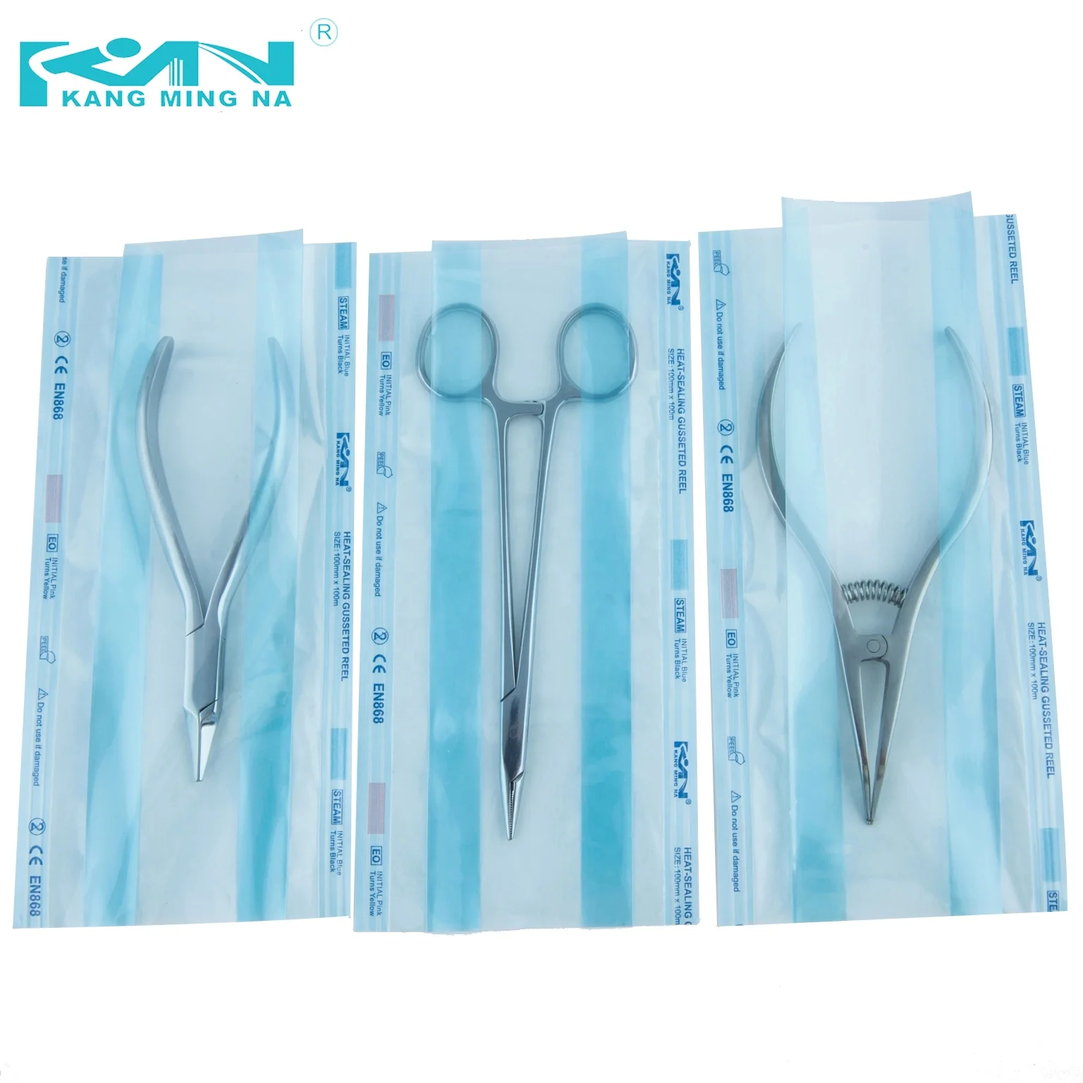 Medical Autoclave Package Heat Sealing Sterilization Pouch Gusseted Reels Roll