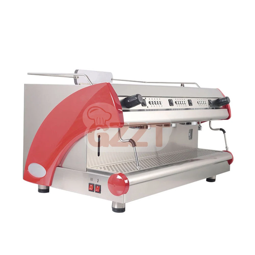 Hotel Instant Hot One Double Three Heads Commercial Espresso Machine Iitalian Coffee Machine For Sale