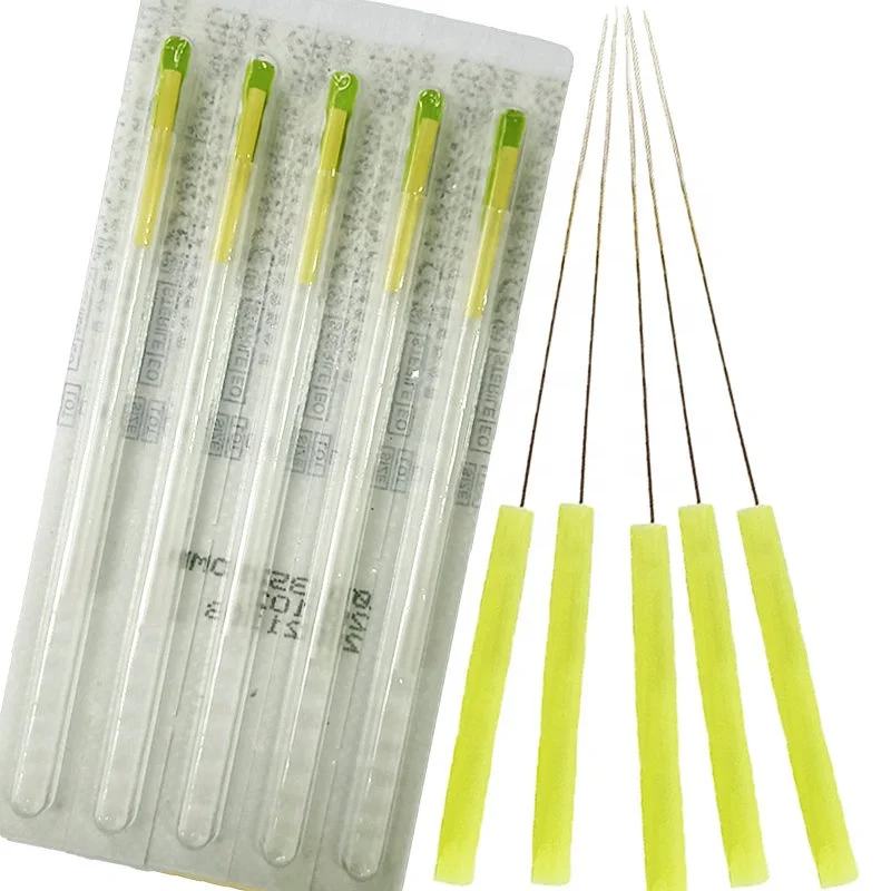 YUAN NIAN Dry Needling 100 pieces Medical Disposable Sterile Acupuncture Needles with Tube