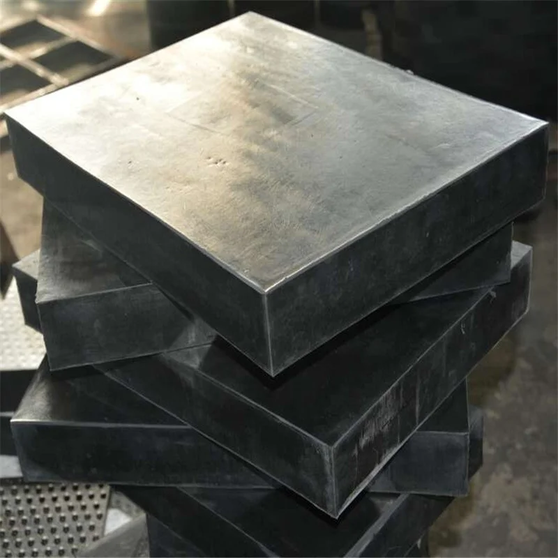 Bridges Shock Absorption Construction Laminated Elastomeric Neoprene Rubber Bearing Pads Customized Design