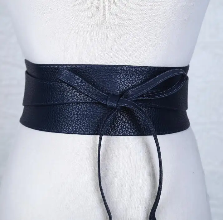 Belts & Accessories decorative dress belts Womens Fashion Leather Obi Style Wide Waist Band BeltPU Belts