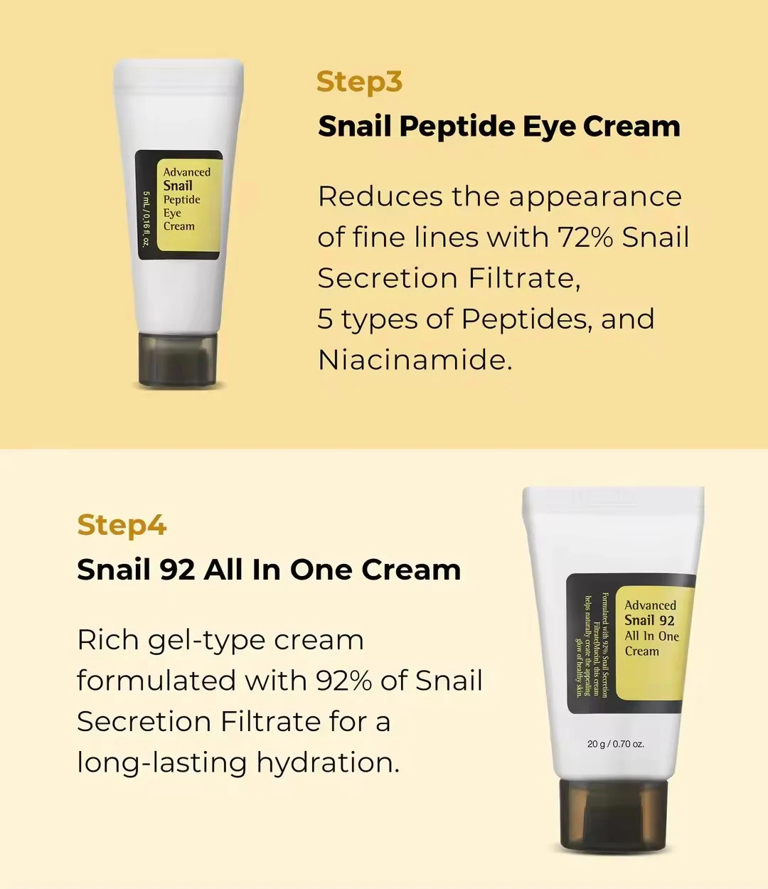 Korean Skincare Advanced All About Snail Kit Face Care Moisturizing Repair Snail Mucin Beauty Organic Skin Care Serum