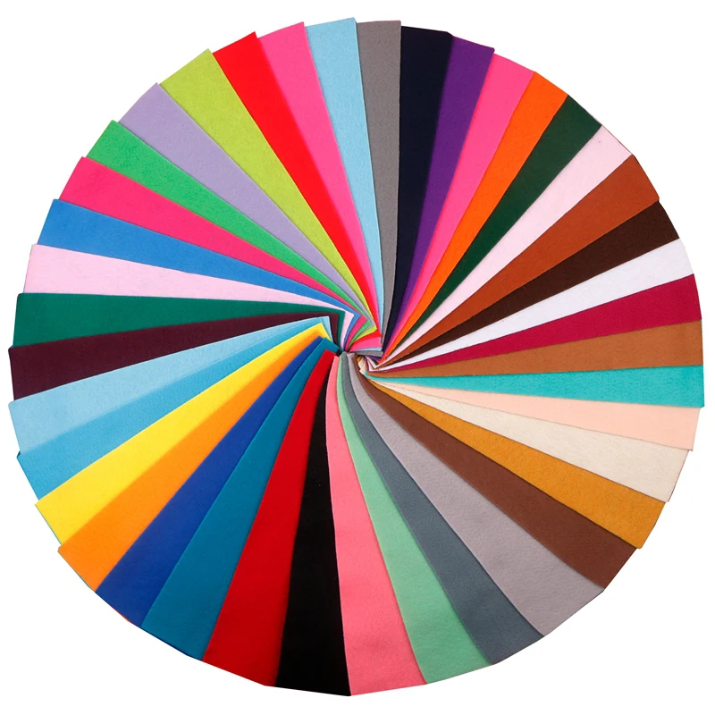 Polyester Nonwoven Fabric 1Mm Felt Cloth For Diy Home Decoration Crafts Sewing Toys Gift Dolls Handmade Exhibition