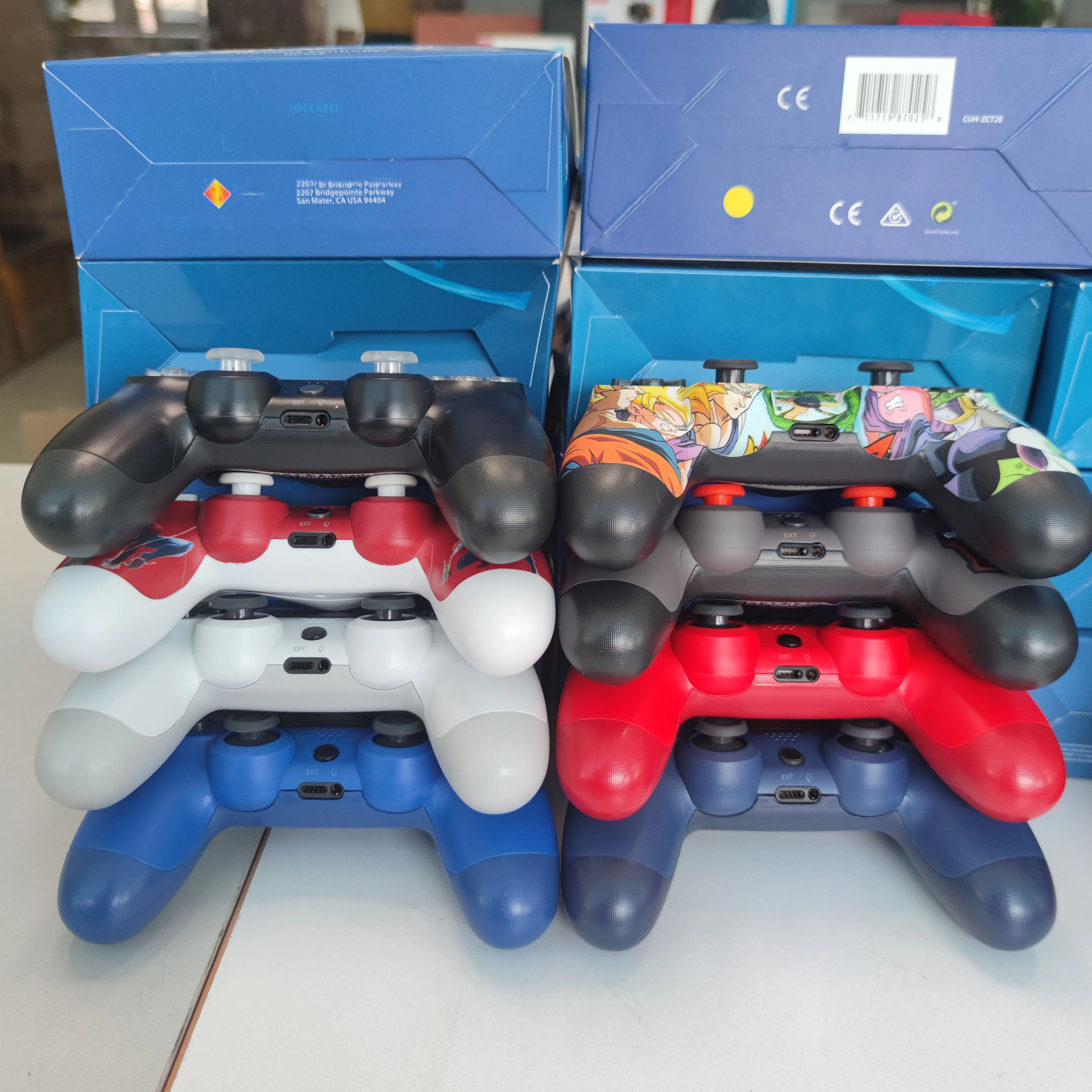 Wholesale Double Shock 4 Wireless Joystick Gamepad Controller For ps4 console PC Game