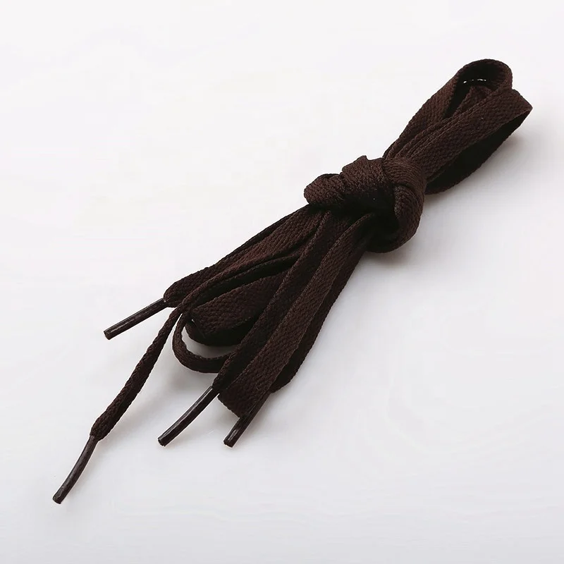Supply sports shoes use classic flat 100% polyester shoe laces