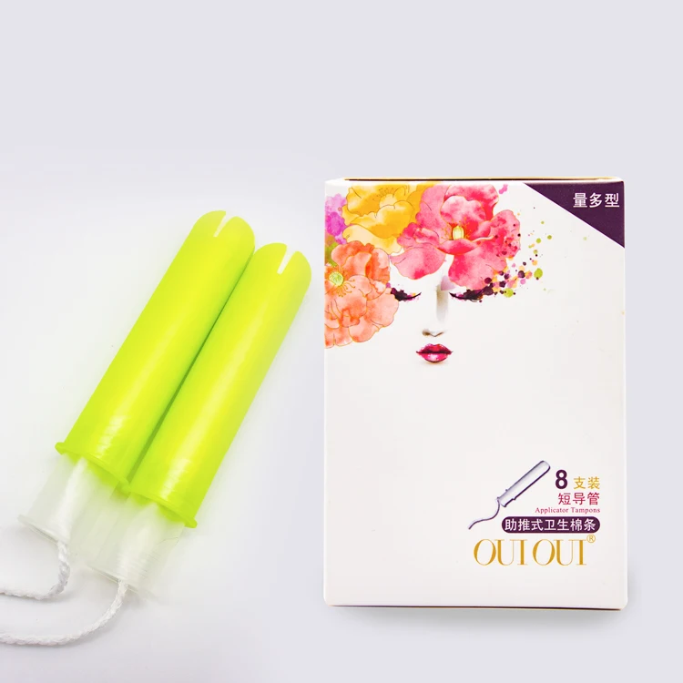 Ladies Menstruation Hygiene Feminine Vaginal Herbal Applicator Tampon
