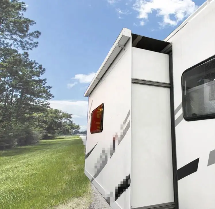 RV Caravan Motorhome Accessories Black and white, arbitrary bending, edge decoration, travel trailer wrap angle aluminum profile