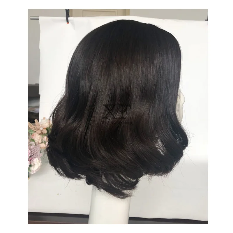 
High Quality Unprocessed 100% European Human Hair Jewish Wig Kosher Wigs In Stock 