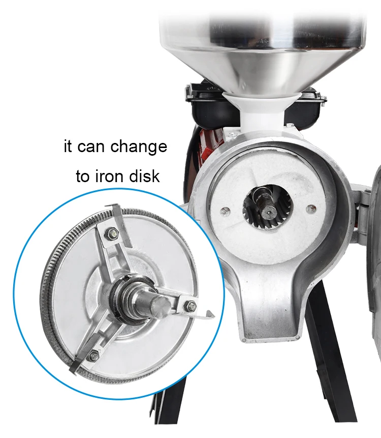 Household grain grinder manufacturer's price electric grain mill barley grinder malt crusher