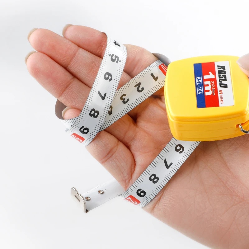 Tape Measure Retractable Measuring Tape Portable 1M Small With Keychain Mini Tape Measure Customized Logo
