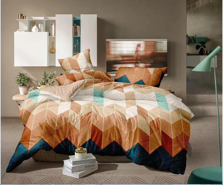 GFancy polyester customized disperse printed bedspread fabric