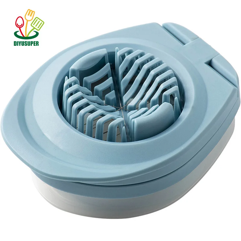 Manual  Stainless Steel Wire  Egg Slicer For Boiled Eggs 3 in 1 Stainless Steel Wire Cutter Egg Slicer