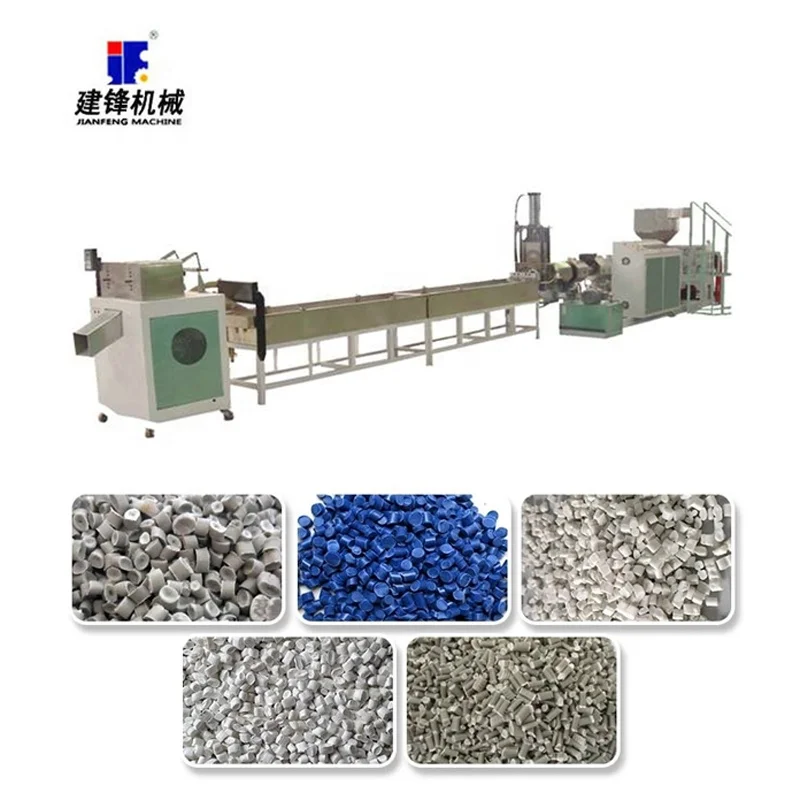 PP PE plastic pellet granules making machine