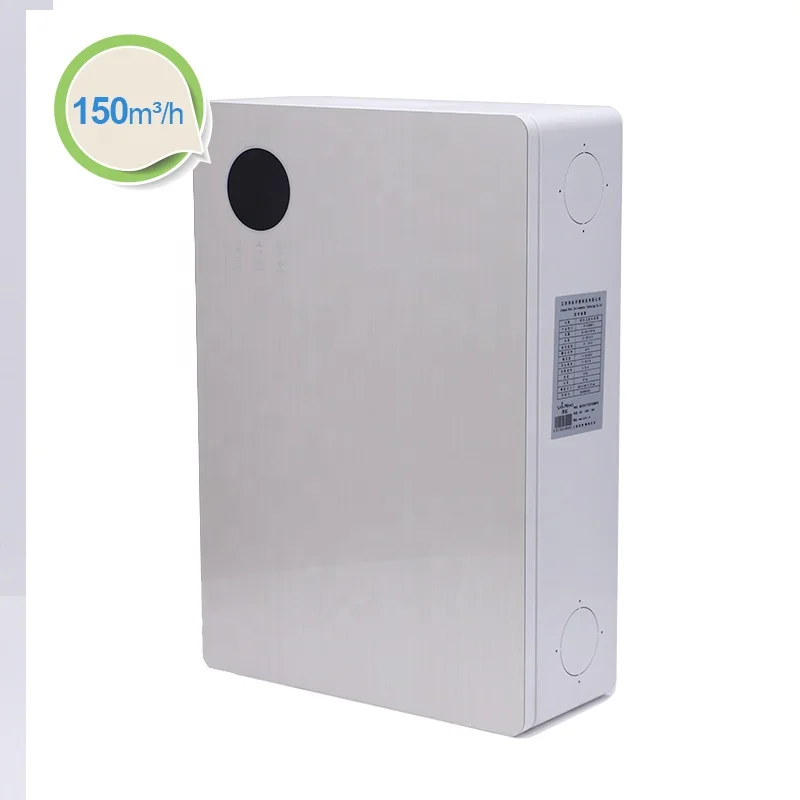 wall-mounted Heat Recovery Ventilation Air Recuperator energy recovery ventilation for Single Room