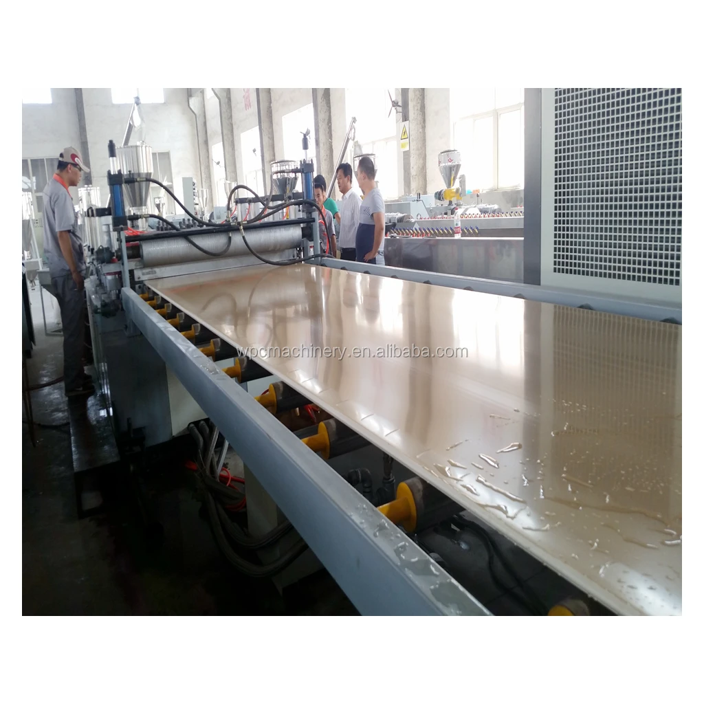 Wpc Crust Foam Board Machine PVC WPC Crust Foam Board Panel Production Extrusion Machine Plant