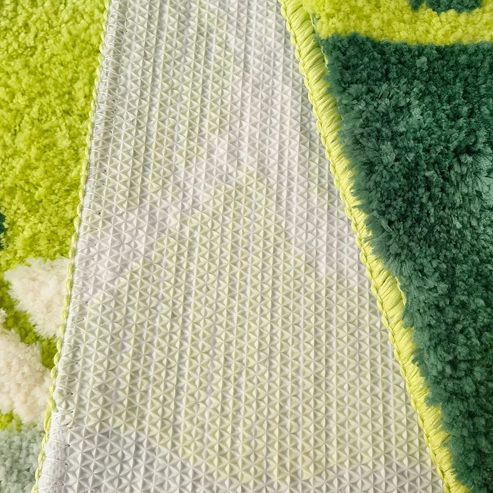 Tufted Moss Carpet Thickened Absorbent No-Wash Loop Pile Polyester Floor Mat 3D Bathroom Rug Home Use Bathrooms Other Home