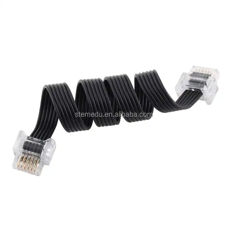 Crystal Connector Cable 25cm Motor Sensor Repair Dedicated Wire compatible with wedo2.0 Building Blocks PF M.OC Rarts