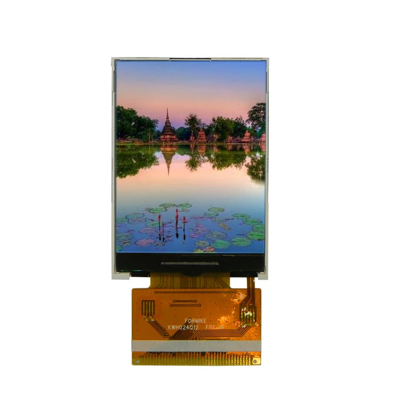 37 pin connector 240x320 resolution high contrast radio portrait display 2.4 inch tft lcd module lcd screen