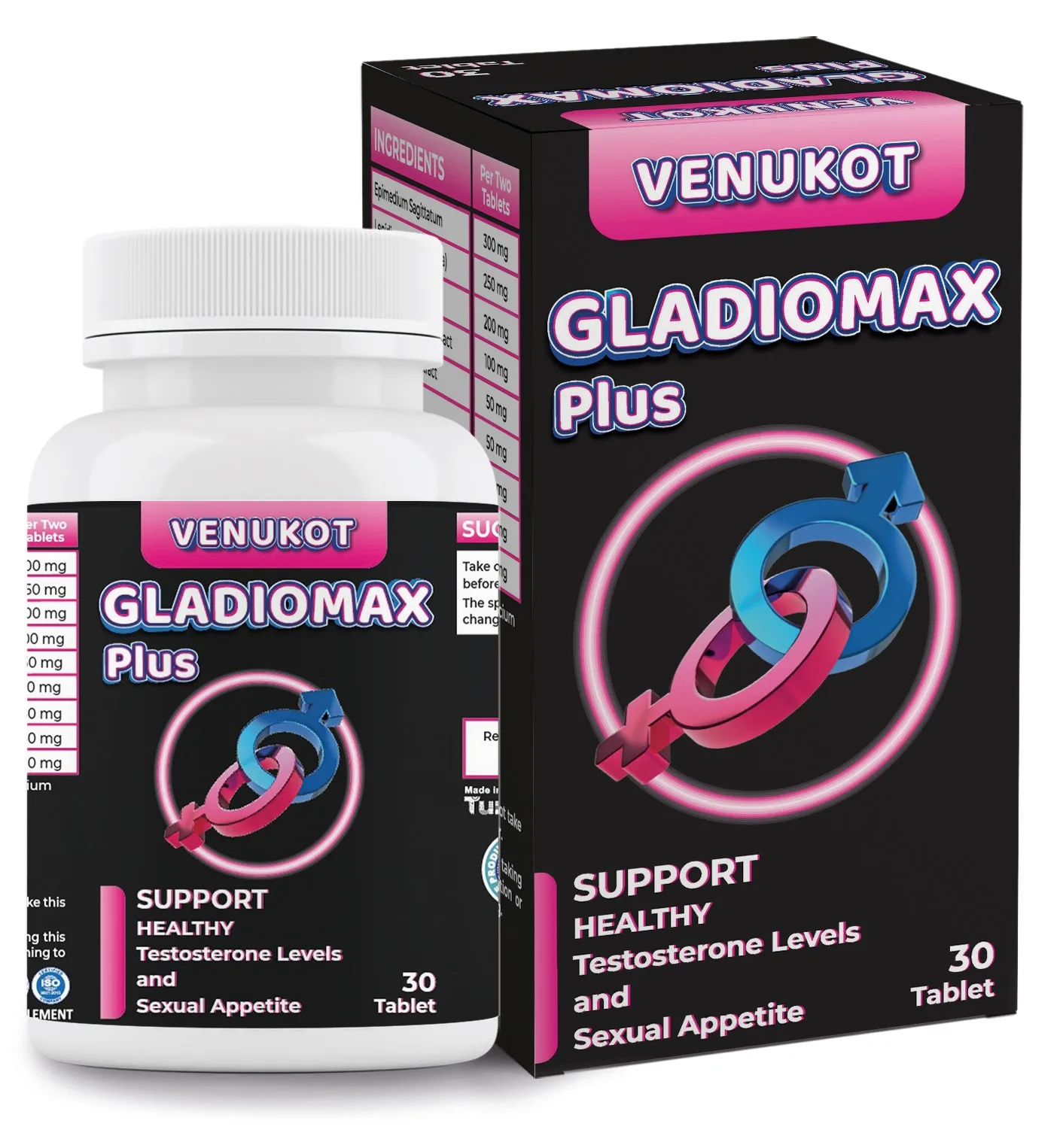 Venukot Gladiomax Plus 30 Tablets