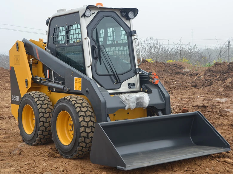 Popular model 3ton wheel skid steer loader 395B with high flow hydraulic system