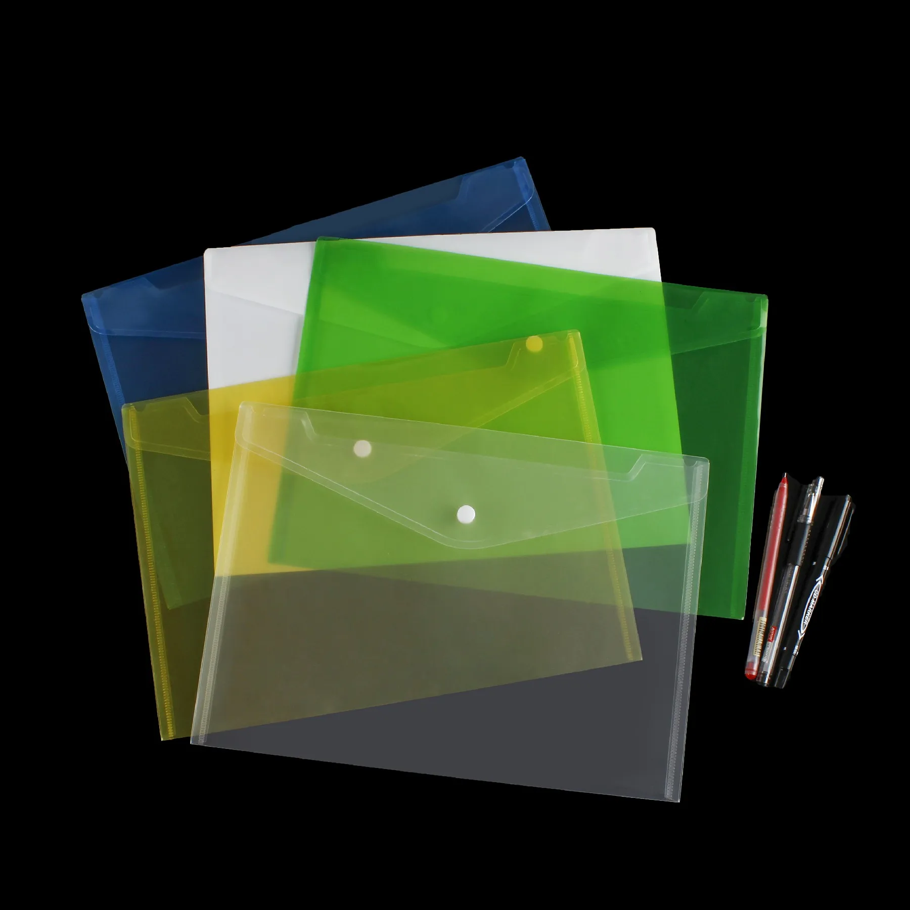 
Custom LOGO hanging file holder my clear bag folder pvc file bag pvc document bag 