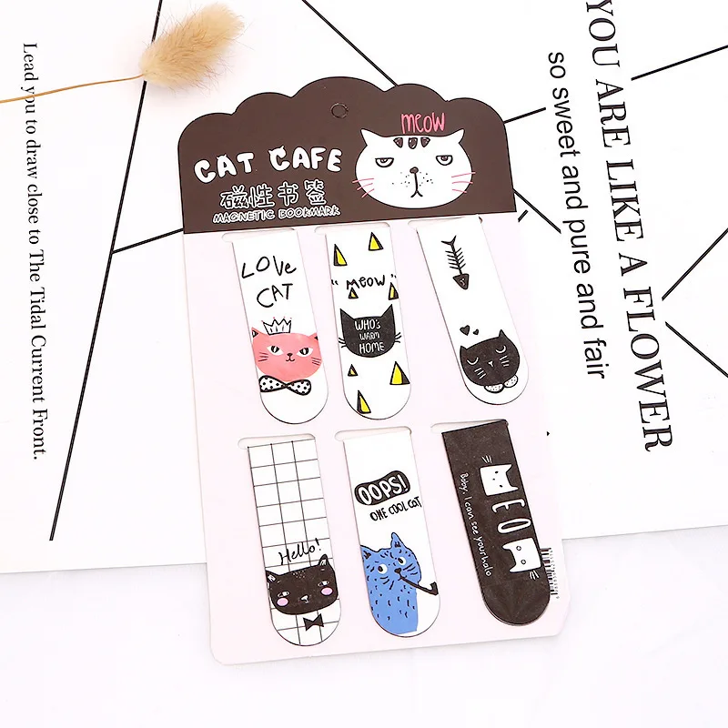 Promotional high end bookmark folding magnetic bookmark magnet bookmark