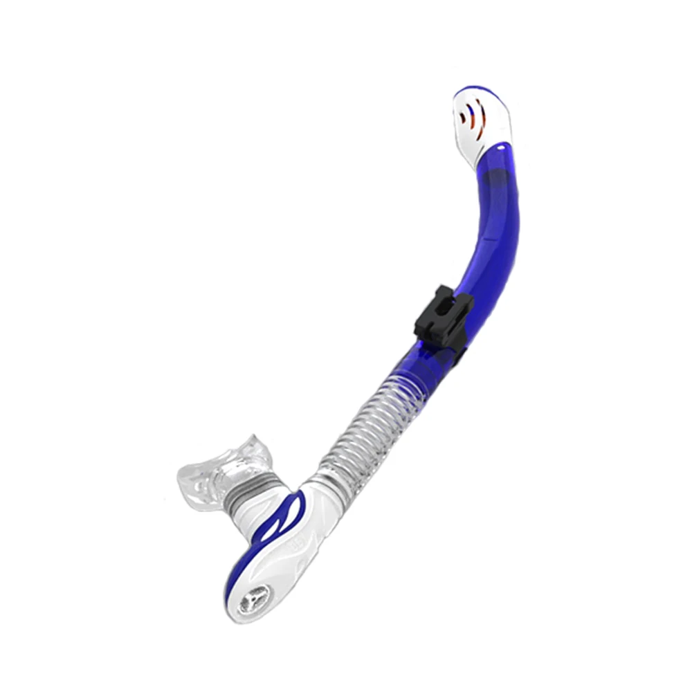 ZLF Professional Silicone Mouthpiece Breathing Tube Fashion Swimming Diving Snorkel Whole-Dry Snorkel for Adult S005