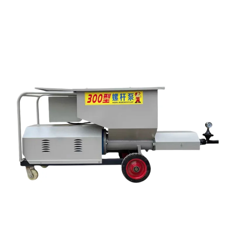 Electric screw type grout pump injection small grout pump