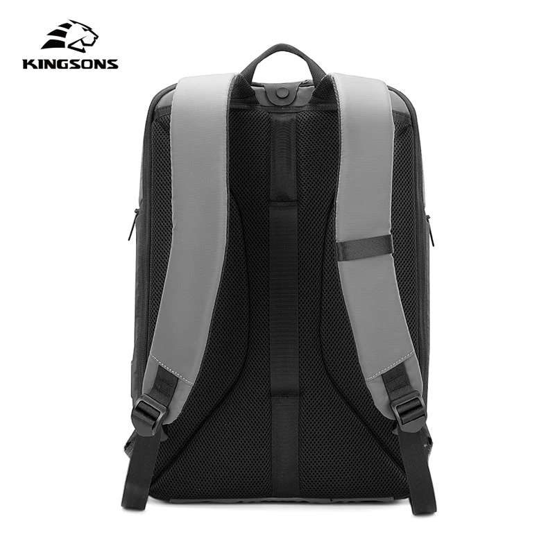 KINGSONS new style Polyester backpack for  Unisex Polyester laptop backpack mochilas inteligentes