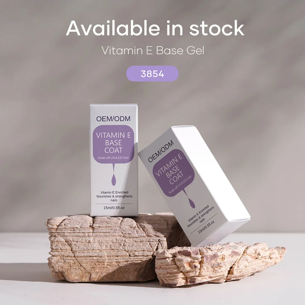 Missgel Available in stock Low Viscosity Base Gel Nail Care Custom Private Label Base Coat Gel OEM/ODM Vitamin E Base Coat