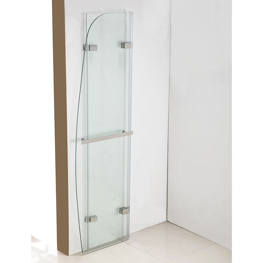 Folding Frameless Shower Wall Panels Bathroom Waterproof Shower Bath Screens