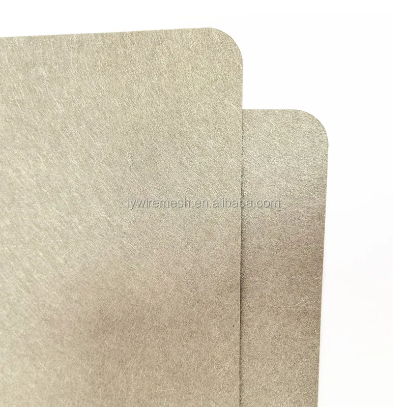 Pure Nickel/Titanium Sintered Metal Fiber Felt 0.25 mm Thickness Sheet