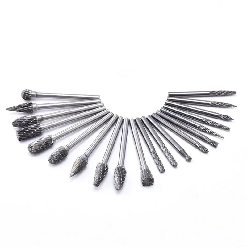 Factory  sell All size carbide rotary burr tungsten carbide burr carbide burr set for steel iron