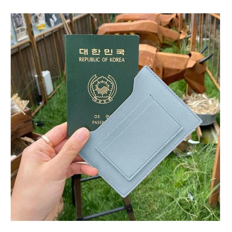 YY Handmade Passport cover  Travel Wallet Cover Case   Leather Travel Documents Organizer Protector Leather Passport Holder,