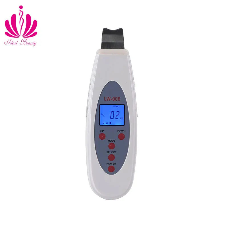 Hot Sale Portable LCD Screen Ultrasonic Skin scrubber lw-006 (H007)