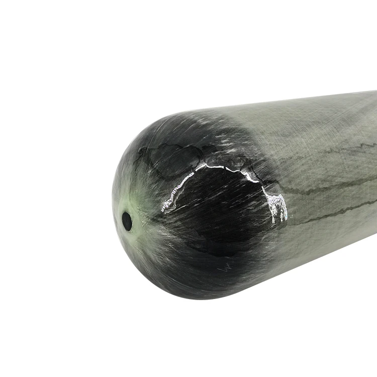 Hot sale 2L 3L 6.8L 9L 12L Composite PCP Hunting Air Tank Scuba Diving Tank Compressed Air Tank Carbon Fiber gas cylinder