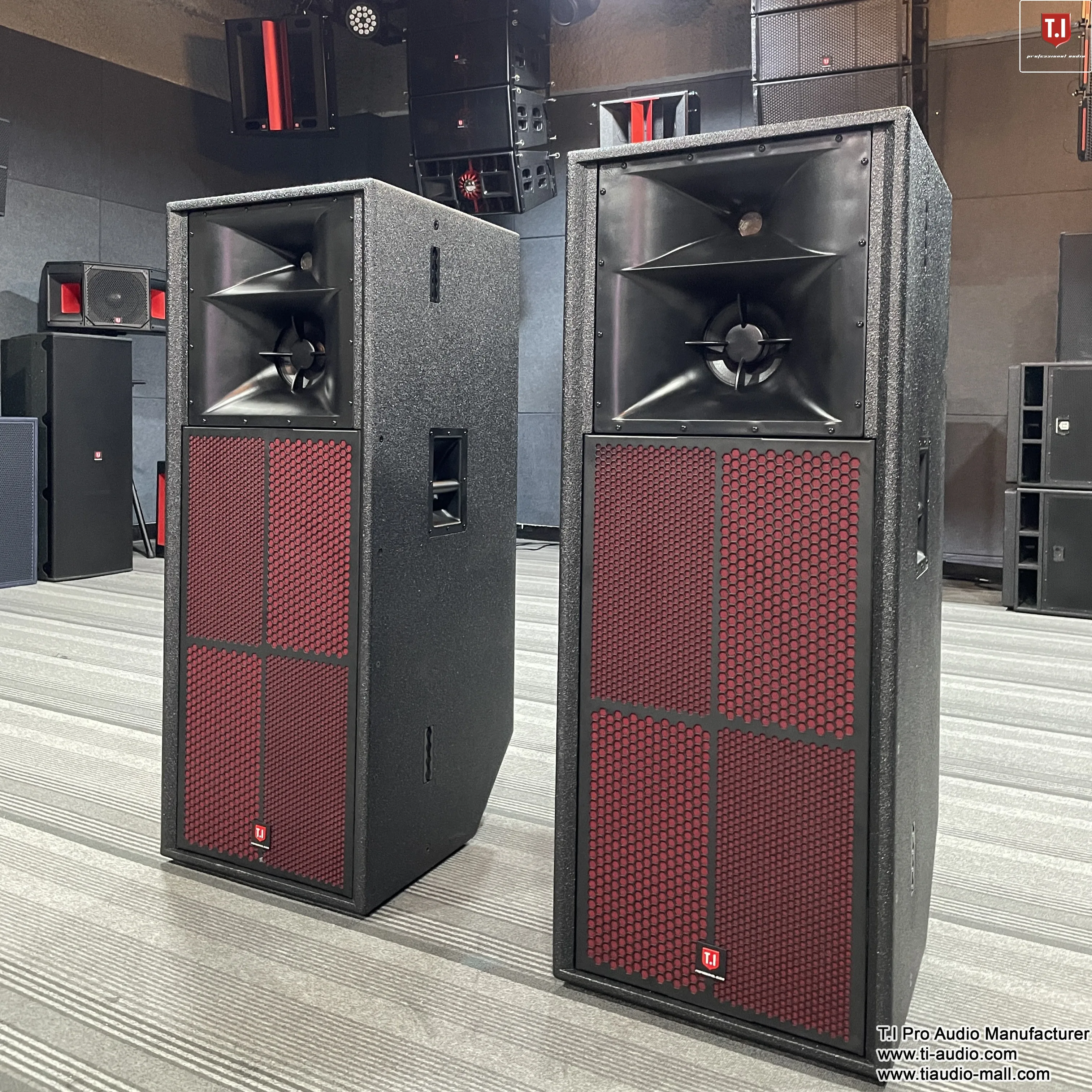 15 Inches Woofers Three Way Full Range Power Pro Audio Active Powered Speaker Waterproof Professional Loudspeaker