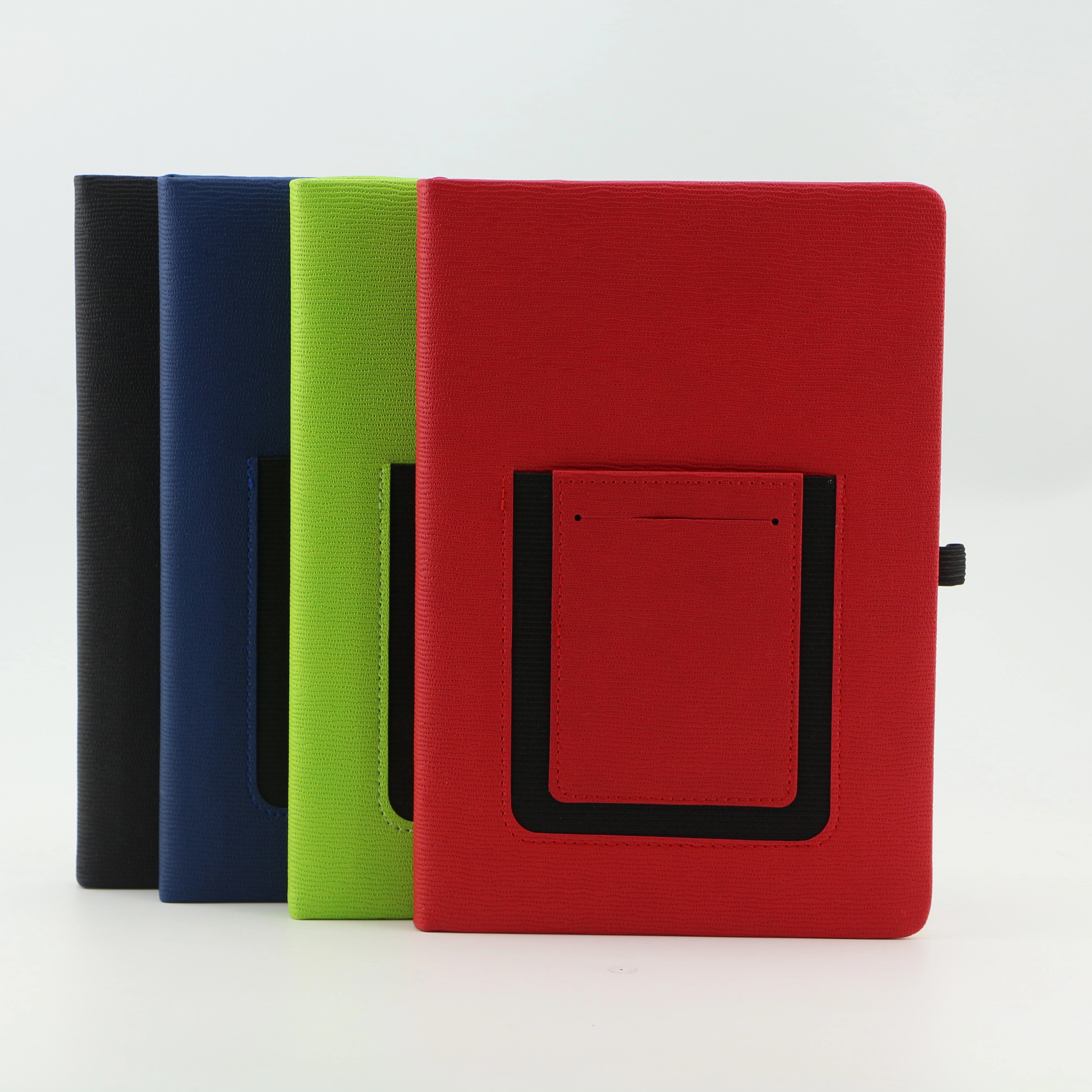 A4 A5 A6 Hard Cover PU Leather Journal Planner Power Bank Diary Planner Notebooks PC Phone Pockets