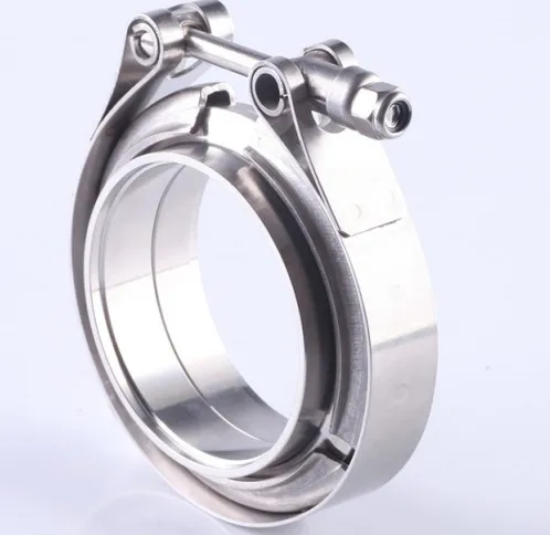 5.0inch 304SS V bolt clamp types exhaust pipe kit for car