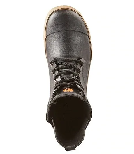 Men Ankle Brown Color Rubber Rain Shoes