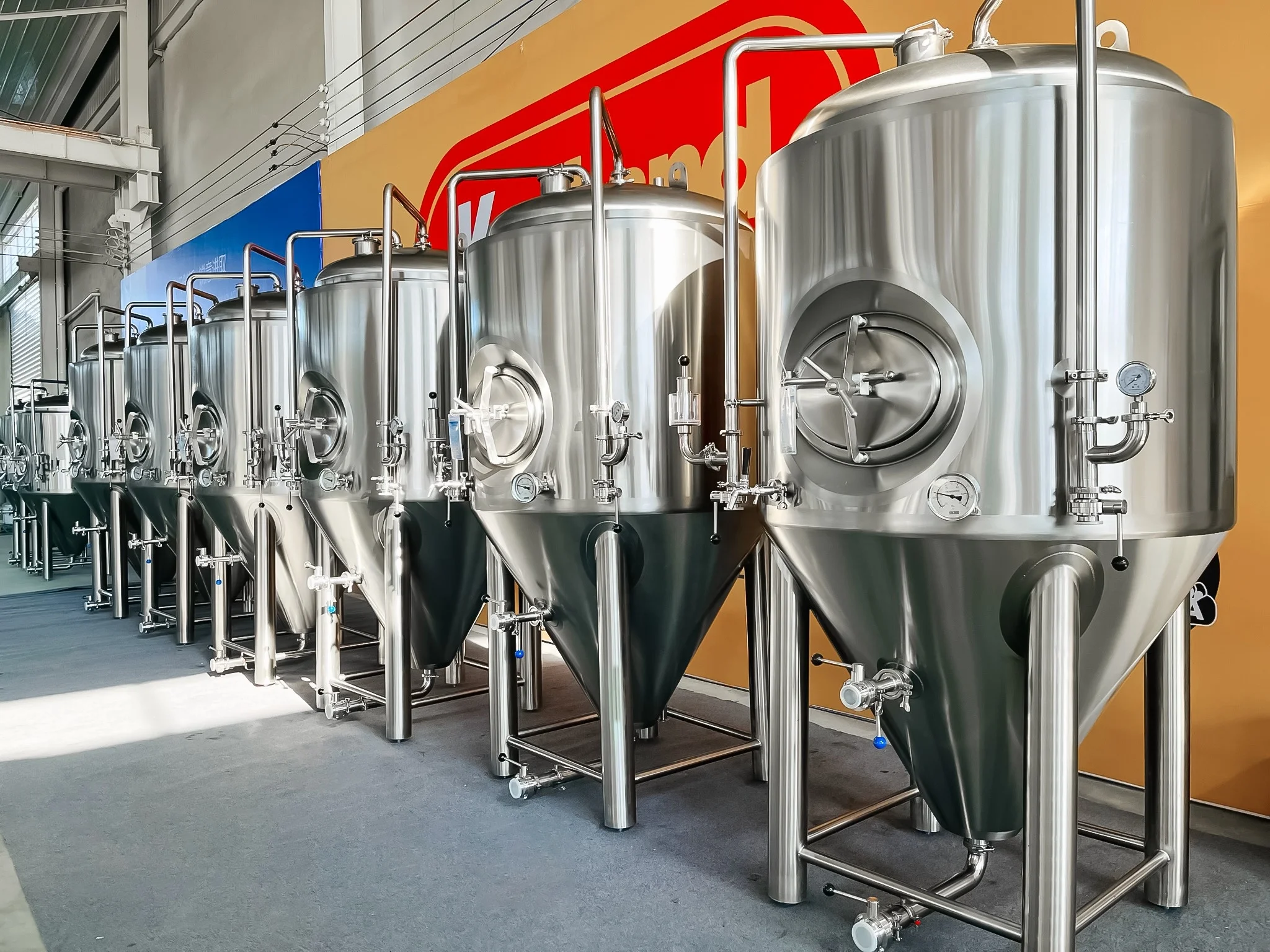 Beer Manufacturing Fermentation Tank 500l Strainless Steel Fermenting System Conical Fermenter for Stainless Steel Beer Brewing